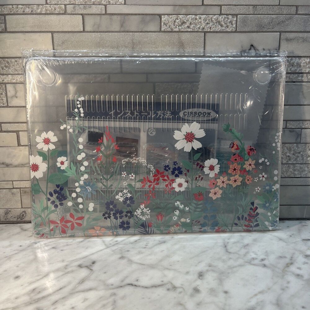 Apple MacBook Air 15 inch shell Case 2025-2023 Floral Pattern for M4, M3, M2